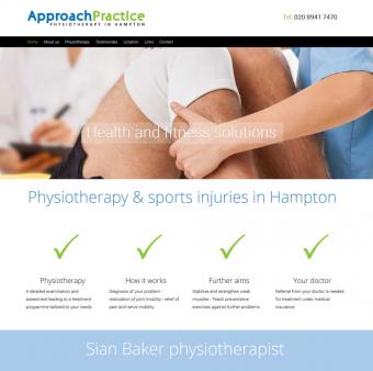 Physiotherapist's website