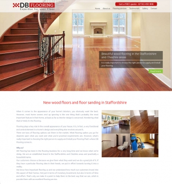 Website for DB Flooring