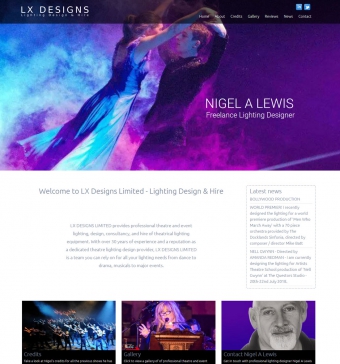 Website for LX Designs