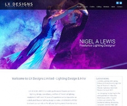 LX Designs website
